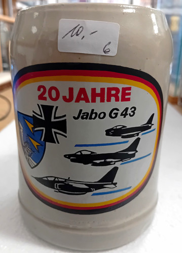 Steingut bierkrug jahre - „20,